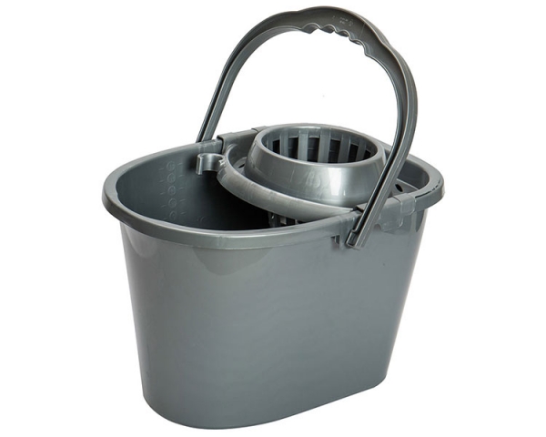 Secchio Ovale 13 lt. Manico Plastica e Strizzatore